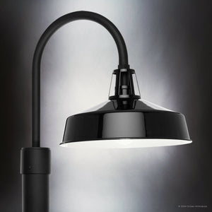 Urban Ambiance - Post Light - UHP1491 Industrial Outdoor Post Light, 17''H x 18 - 1/2