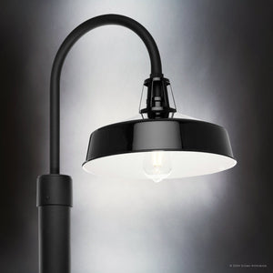 Urban Ambiance - Post Light - UHP1491 Industrial Outdoor Post Light, 17''H x 18 - 1/2