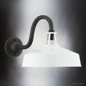 Urban Ambiance - Wall Sconce - UHP1502 Industrial Outdoor Wall Sconce, 11 - 1/4''H x 21 - 5/8