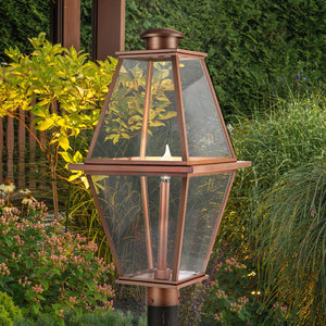 Urban Ambiance - Post Light - UHP1511 Vintage Outdoor Post Light, 25 - 1/4''H x 12 - 3/4