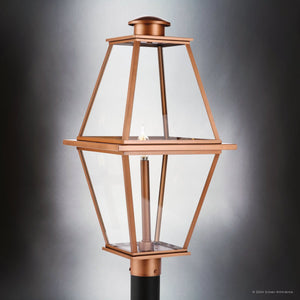 Urban Ambiance - Post Light - UHP1511 Vintage Outdoor Post Light, 25 - 1/4''H x 12 - 3/4