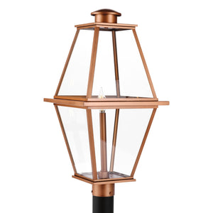 Urban Ambiance - Post Light - UHP1511 Vintage Outdoor Post Light, 25 - 1/4''H x 12 - 3/4
