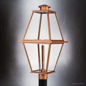 Urban Ambiance - Post Light - UHP1511 Vintage Outdoor Post Light, 25 - 1/4''H x 12 - 3/4