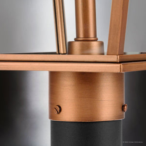 Urban Ambiance - Post Light - UHP1511 Vintage Outdoor Post Light, 25 - 1/4''H x 12 - 3/4