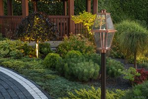 Urban Ambiance - Post Light - UHP1511 Vintage Outdoor Post Light, 25 - 1/4''H x 12 - 3/4