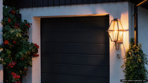 Urban Ambiance - Outdoor Wall Sconce - UHP1517 Vintage Outdoor Wall Sconce, 24''H x 10-5/8