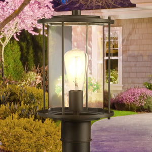 Urban Ambiance - Post Light - UHP1521 Farmhouse Outdoor Post Light, 13 - 1/2''H x 8