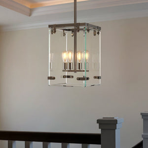 Urban Ambiance - Chandelier - UHP2443 Modern Farmhouse Narrow Chandelier, 28 - 3/8