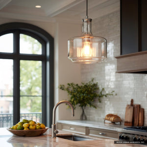 Urban Ambiance - Pendant Light - UHP3720 Luxe Industrial Pendant Light, 14