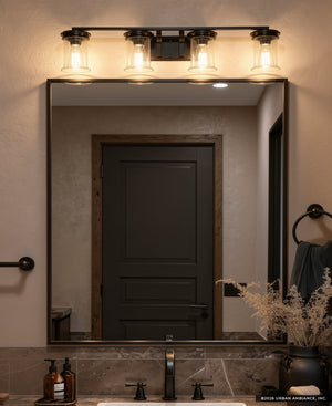 Urban Ambiance - Bath Light - UHP3771 French Rustic Bath Vanity Light, 7.25