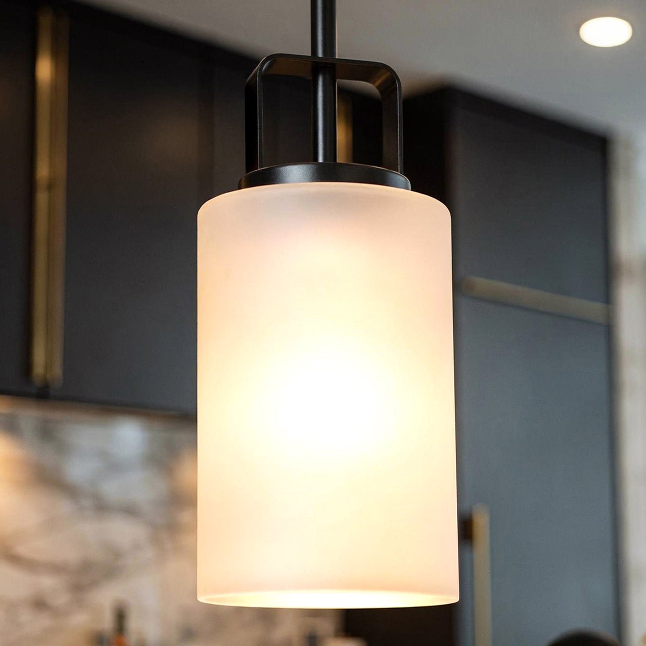 UHP4111 Modern Pendant 11''H x 5''W, Midnight Black Finish, Broome