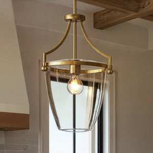 Urban Ambiance - Pendant - UHP4255 Transitional Pendant 16.75''H x 11.5''W, Brushed Bronze Finish, Coronado Collection - 