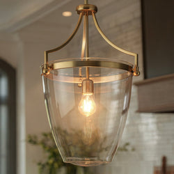 Urban Ambiance - Pendant - UHP4256 Transitional Pendant 23.375''H x 15.25''W, Brushed Bronze Finish, Coronado Collection - 