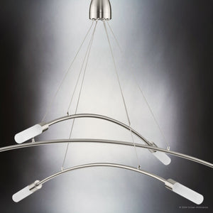 Urban Ambiance - Chandelier - UHP4410 Minimalist Indoor Chandelier, 22 - 3/4''H x 40