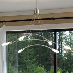 Urban Ambiance - Chandelier - UHP4410 Minimalist Indoor Chandelier, 22 - 3/4''H x 40