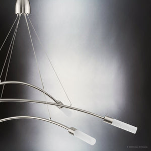 Urban Ambiance - Chandelier - UHP4410 Minimalist Indoor Chandelier, 22 - 3/4''H x 40