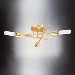 Urban Ambiance - Ceiling Light - UHP4421 Mid - Century Modern Indoor Ceiling Light, 5 - 1/8''H x 18