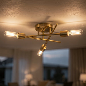 Urban Ambiance - Ceiling Light - UHP4421 Mid-Century Modern Indoor Ceiling Light, 5-1/8''H x 18