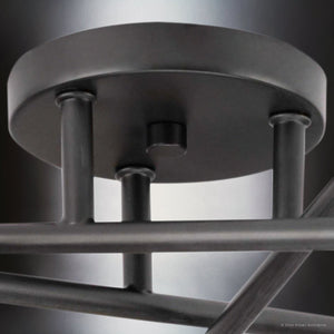 Urban Ambiance - Ceiling Light - UHP4423 Mid - Century Modern Indoor Ceiling Light, 5 - 1/8''H x 18