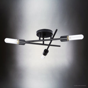 Urban Ambiance - Ceiling Light - UHP4424 Mid - Century Modern Indoor Ceiling Light, 5 - 1/8''H x 18