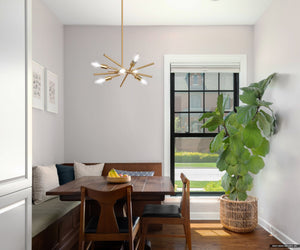 Urban Ambiance - Chandelier - UHP4425 Mid - Century Modern Indoor Chandelier, 10 - 1/2''H x 22 - 9/165