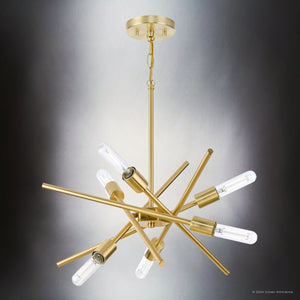 Urban Ambiance - Chandelier - UHP4425 Mid - Century Modern Indoor Chandelier, 10 - 1/2''H x 22 - 9/165
