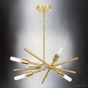 Urban Ambiance - Chandelier - UHP4425 Mid - Century Modern Indoor Chandelier, 10 - 1/2''H x 22 - 9/165
