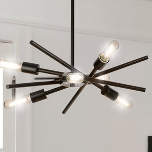 Urban Ambiance - Chandelier - UHP4426 Mid - Century Modern Indoor Chandelier, 10 - 1/2''H x 22 - 9/165