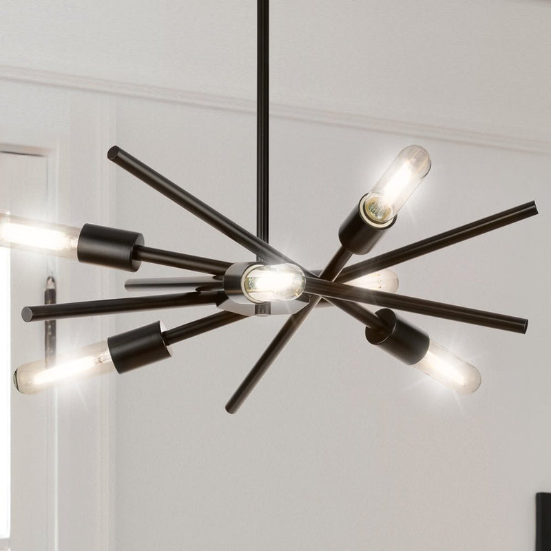 UHP4426 Mid-Century Modern Indoor Chandelier, 10-1/2''H x 22-9/165