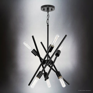 Urban Ambiance - Chandelier - UHP4426 Mid - Century Modern Indoor Chandelier, 10 - 1/2''H x 22 - 9/165
