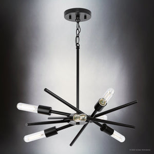 Urban Ambiance - Chandelier - UHP4426 Mid - Century Modern Indoor Chandelier, 10 - 1/2''H x 22 - 9/165