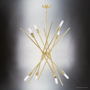 Urban Ambiance - Chandelier - UHP4427 Mid - Century Modern Indoor Chandelier, 19 - 5/8''H x 42 - 3/8