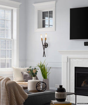 Urban Ambiance - Wall Sconce - UHP4430 Mid Century Modern Indoor Wall Sconce, 17 - 3/4''H x 3 - 7/8