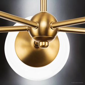 Urban Ambiance - Chandelier - UHP4448 Minimalist Indoor Chandelier, 5 - 7/8''H x 28