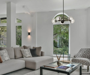 Urban Ambiance - Chandelier - UHP4449 Minimalist Indoor Chandelier, 5 - 7/8''H x 28
