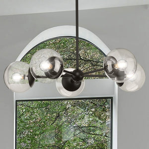 Urban Ambiance - Chandelier - UHP4449 Minimalist Indoor Chandelier, 5 - 7/8''H x 28