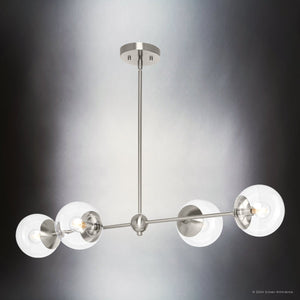 Urban Ambiance - Chandelier - UHP4450 Minimalist Indoor Chandelier, 5 - 7/8''H x 14 - 3/4