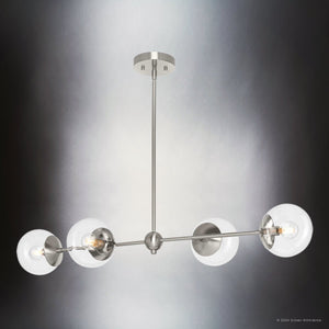 Urban Ambiance - Chandelier - UHP4450 Minimalist Indoor Chandelier, 5 - 7/8''H x 14 - 3/4