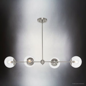 Urban Ambiance - Chandelier - UHP4450 Minimalist Indoor Chandelier, 5 - 7/8''H x 14 - 3/4