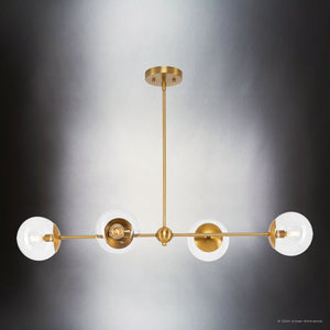 Urban Ambiance - Chandelier - UHP4451 Minimalist Indoor Chandelier, 5 - 7/8''H x 14 - 3/4