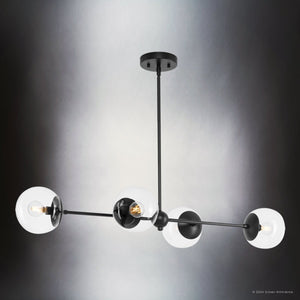 Urban Ambiance - Chandelier - UHP4452 Minimalist Indoor Chandelier, 5 - 7/8''H x 14 - 3/4