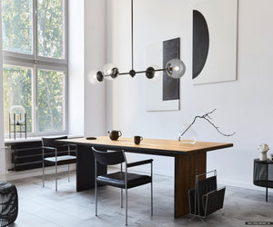 Urban Ambiance - Chandelier - UHP4452 Minimalist Indoor Chandelier, 5 - 7/8''H x 14 - 3/4