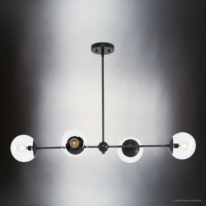 Urban Ambiance - Chandelier - UHP4452 Minimalist Indoor Chandelier, 5 - 7/8''H x 14 - 3/4