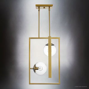 Urban Ambiance - Pendant - UHP4453 Minimalist Indoor Pendant, 20 - 1/2''H x 13 - 1/2