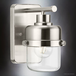 Urban Ambiance - Bath Light - UHP4470 Industrial Indoor Bath Light, 8 - 5/8''H x 6 - 3/8