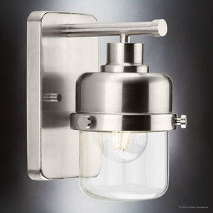 Urban Ambiance - Bath Light - UHP4470 Industrial Indoor Bath Light, 8 - 5/8''H x 6 - 3/8