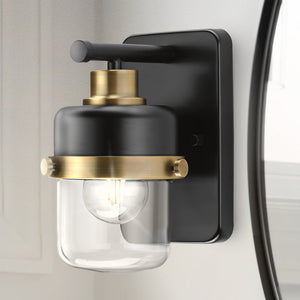 Urban Ambiance - Bath Light - UHP4471 Industrial Indoor Bath Light, 8 - 5/8''H x 6 - 3/8