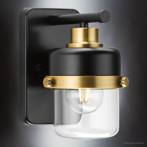 Urban Ambiance - Bath Light - UHP4471 Industrial Indoor Bath Light, 8 - 5/8''H x 6 - 3/8