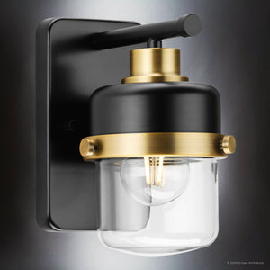Urban Ambiance - Bath Light - UHP4471 Industrial Indoor Bath Light, 8 - 5/8''H x 6 - 3/8