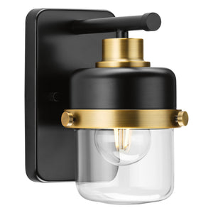 Urban Ambiance - Bath Light - UHP4471 Industrial Indoor Bath Light, 8 - 5/8''H x 6 - 3/8
